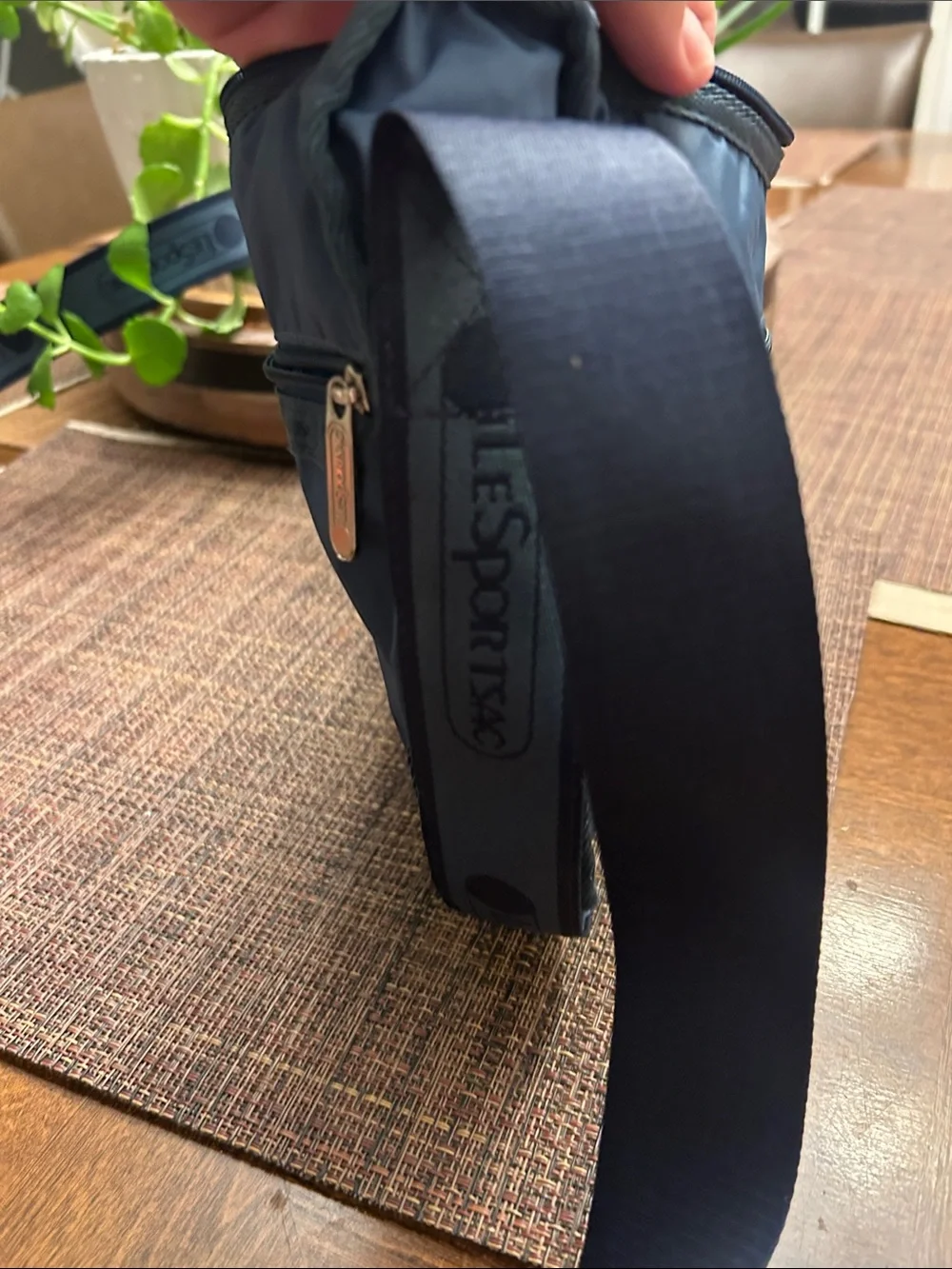 Lesportsac Slate Blue Crossbody Messenger Bag